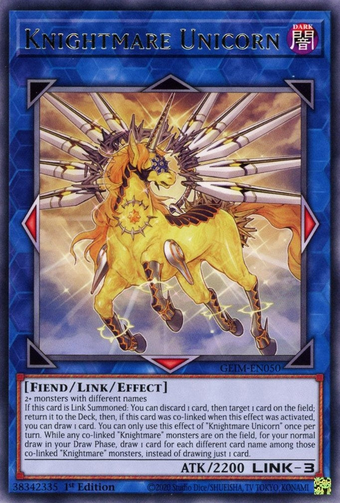 Image for Knightmare Unicorn (GEIM-EN050) (GEIM) - YuGiOh