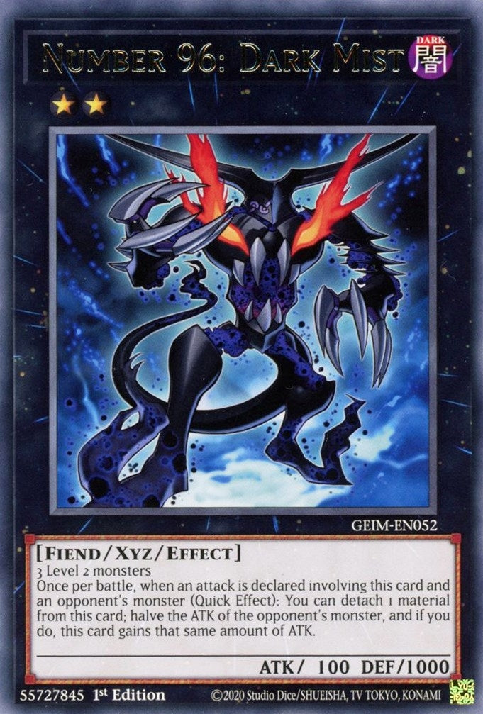 Image for Number 96: Dark Mist (GEIM-EN052) (GEIM) - YuGiOh