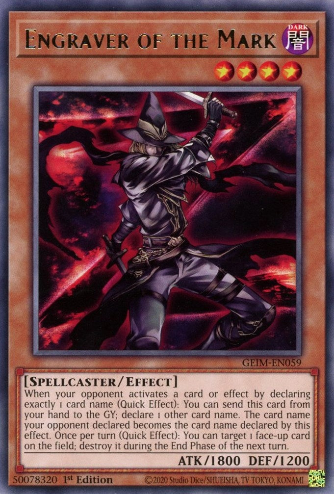 Image for Engraver of the Mark (GEIM-EN059) (GEIM) - YuGiOh