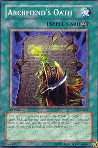 Image for Archfiend's Oath (DCR-092) (DCR) - YuGiOh