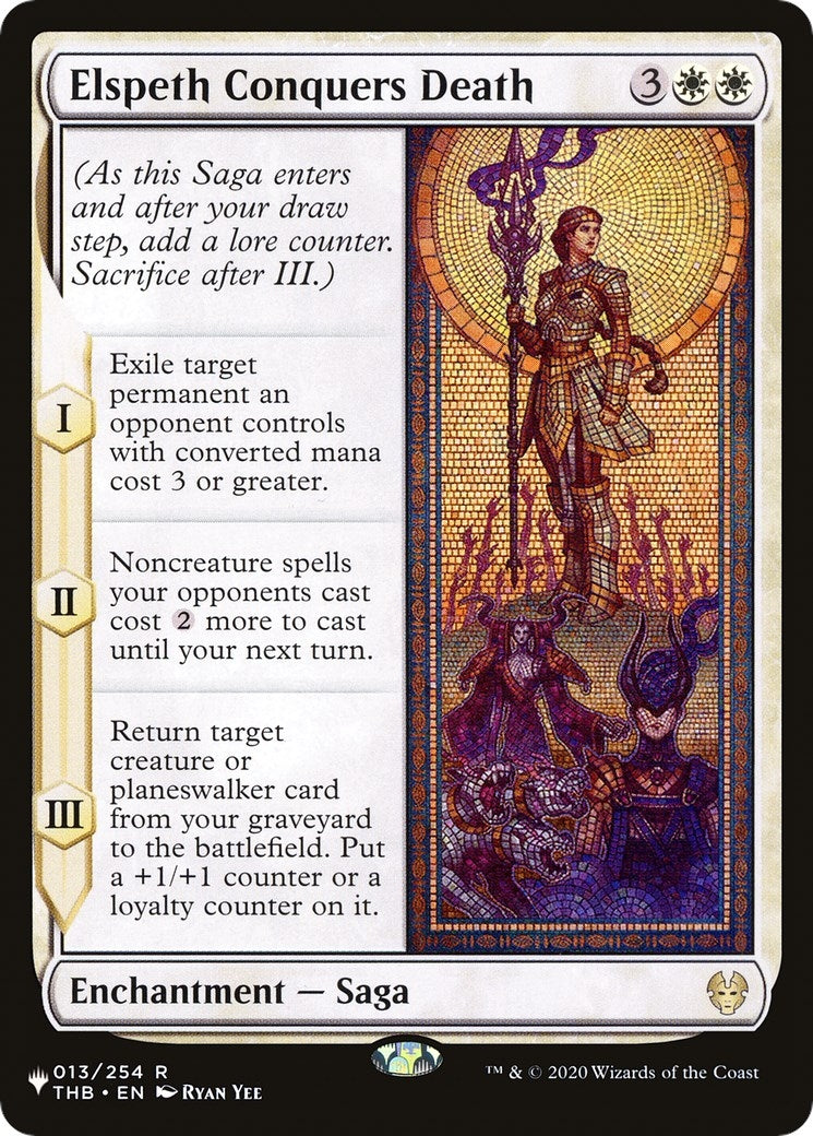 Image for Elspeth Conquers Death (013/254) (The List Reprints) - Magic: The Gathering