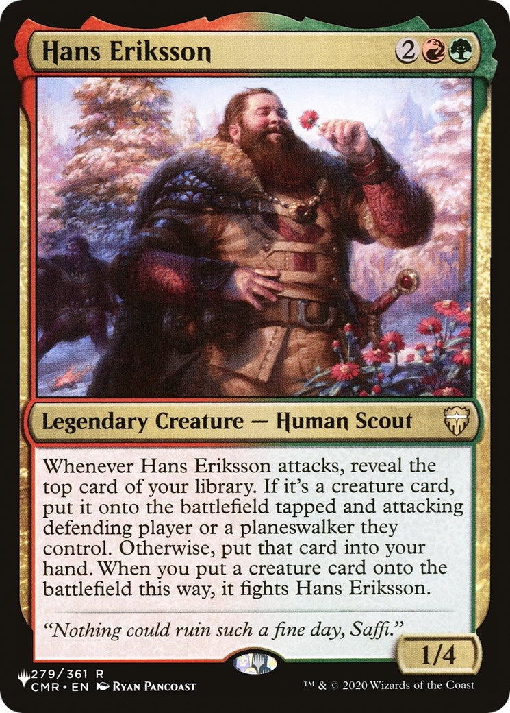 Image for Hans Eriksson (279/361) (The List Reprints) - Magic: The Gathering