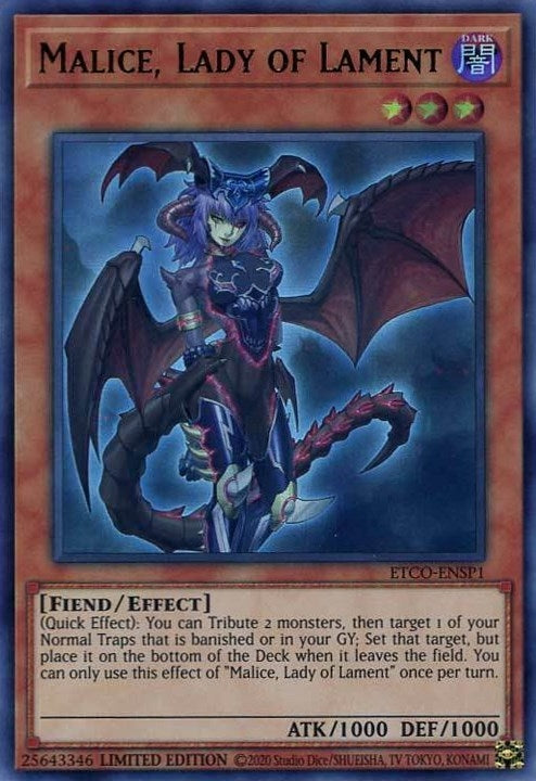 Image for Malice, Lady of Lament (UR) (ETCO-ENSP1) (ETCO-ENSP1) (ETCO) - YuGiOh