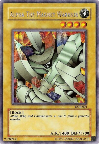 Image for Alpha the Magnet Warrior (DOR-001) (DOR) - YuGiOh