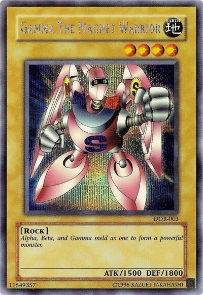 Image for Gamma the Magnet Warrior (DOR-003) (DOR) - YuGiOh