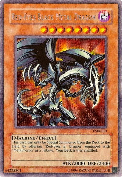 Red-Eyes Black Metal Dragon (Forbidden Memories) (FMR-001) (VDP)