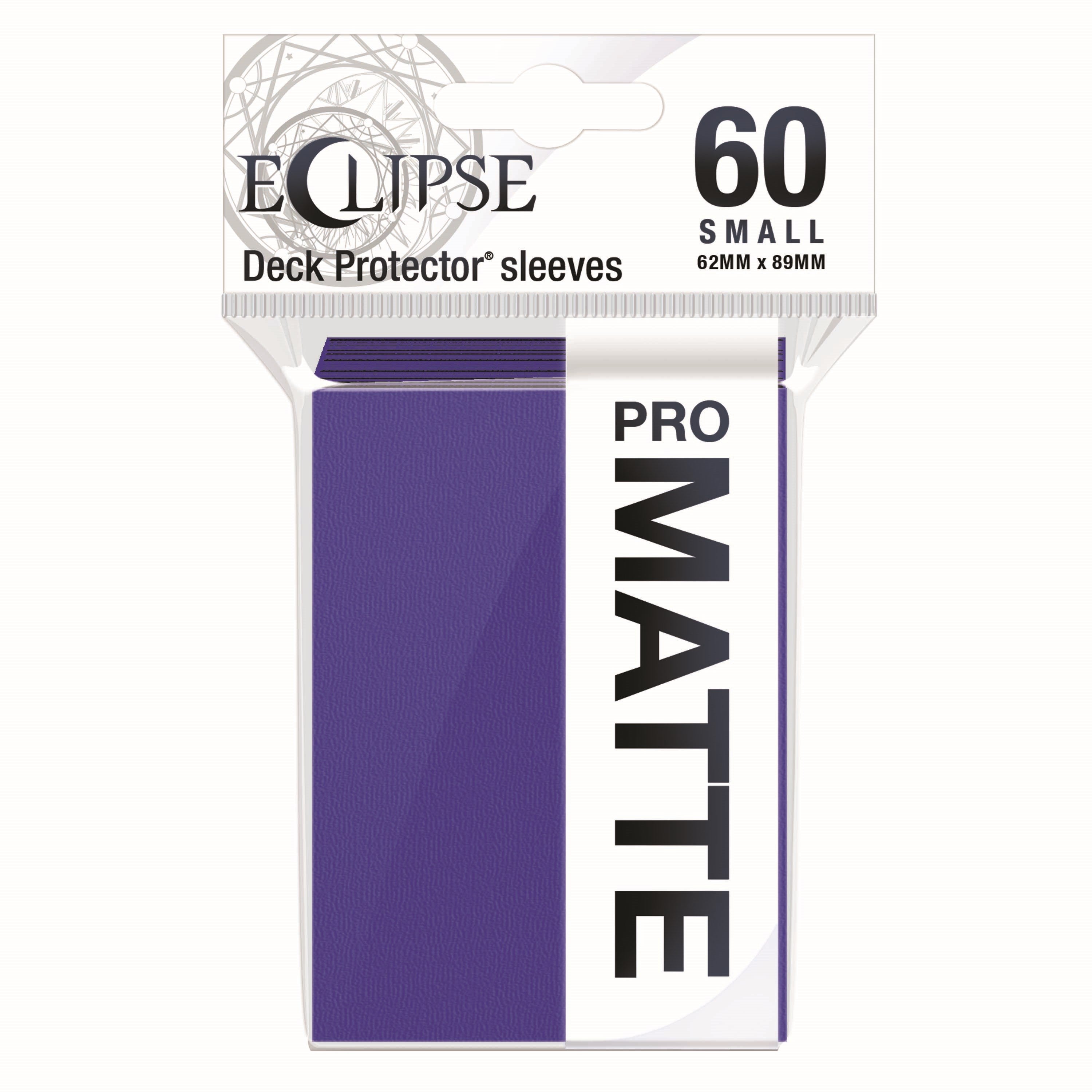 Image for PRO-Matte Eclipse Small Deck Protector Sleeves - Royal Purple (60-Pack) - Card Sleeves