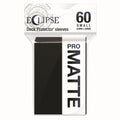 Image for PRO-Matte Eclipse Small Deck Protector Sleeves - Jet Black (60-Pack) - Card Sleeves