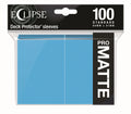 Image for PRO-Matte Eclipse Standard Deck Protector Sleeves - Sky Blue (100-Pack) - Card Sleeves
