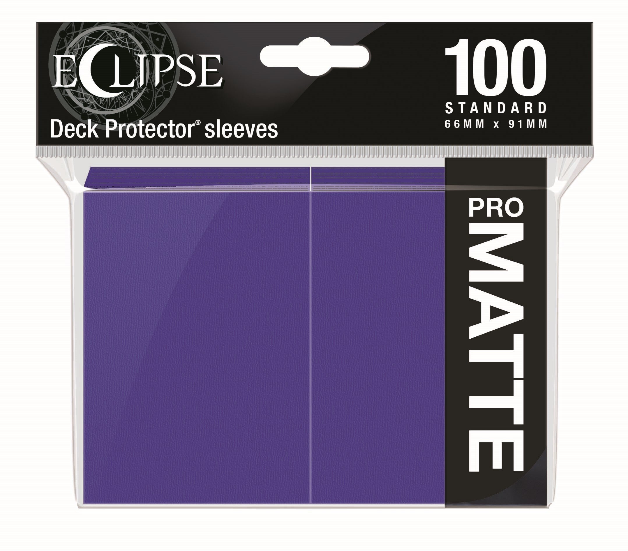 Image for PRO-Matte Eclipse Standard Deck Protector Sleeves - Royal Purple (100-Pack) - Card Sleeves