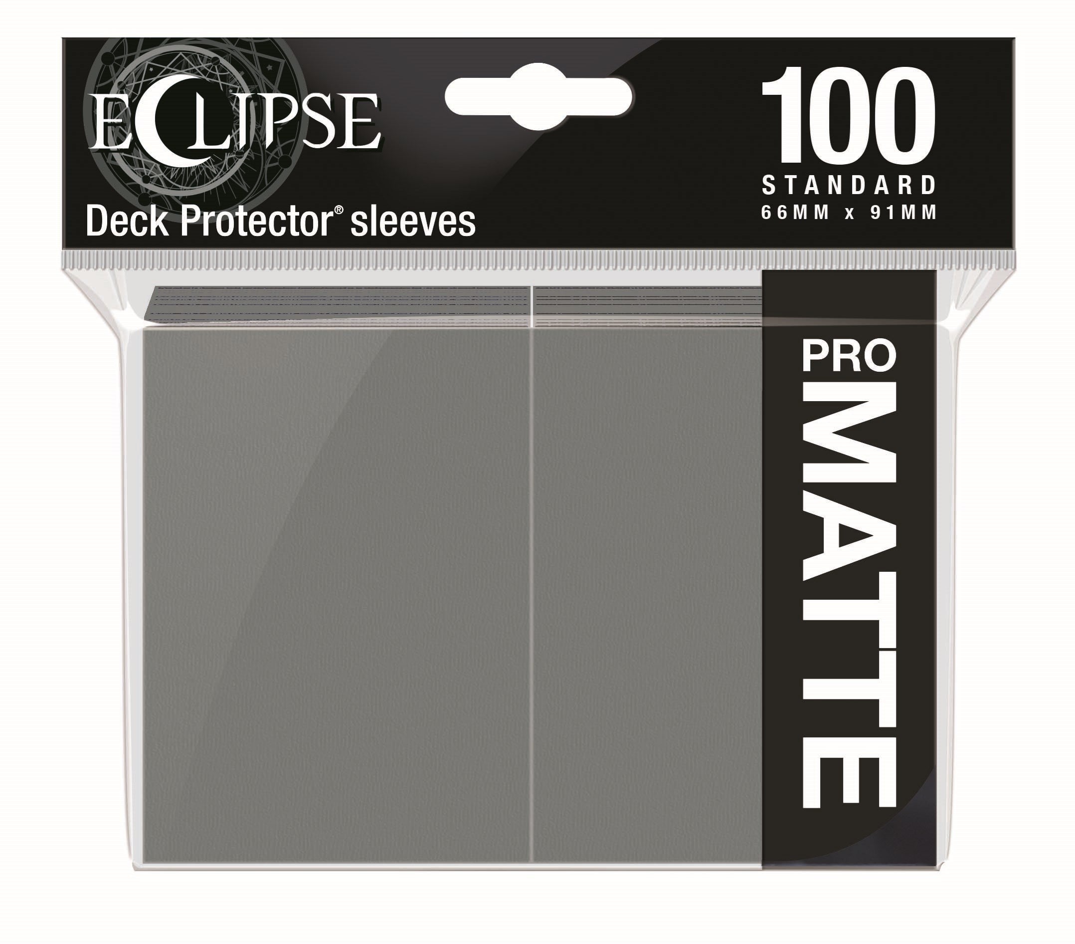 Image for PRO-Matte Eclipse Standard Deck Protector Sleeves - Smoke Grey (100-Pack) - Card Sleeves