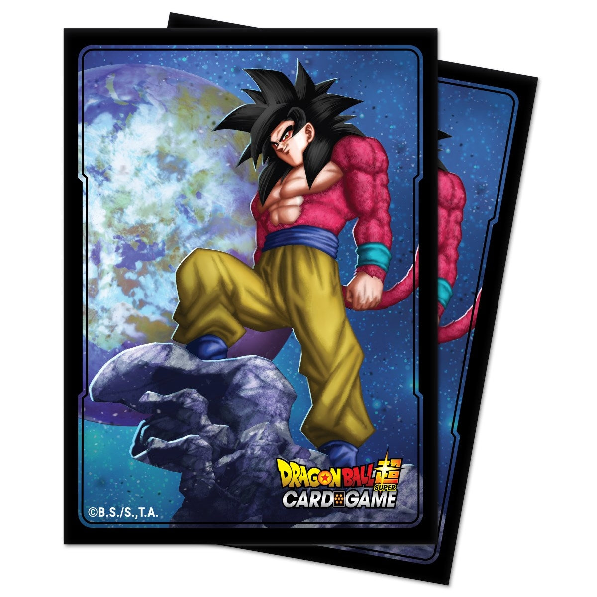 Image for Dragon Ball Super SS4 Son Goku Standard Size Deck Protector (100-Pack) - Card Sleeves