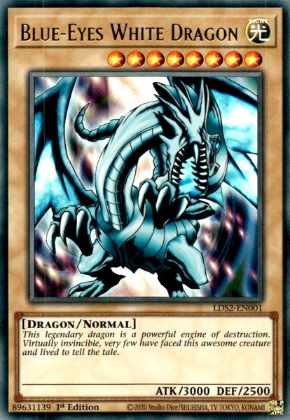 Image for Blue-Eyes White Dragon (LDS2-EN001) (LDS2) - YuGiOh