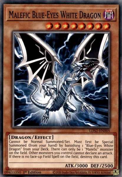 Image for Malefic Blue-Eyes White Dragon (LDS2-EN005) (LDS2) - YuGiOh