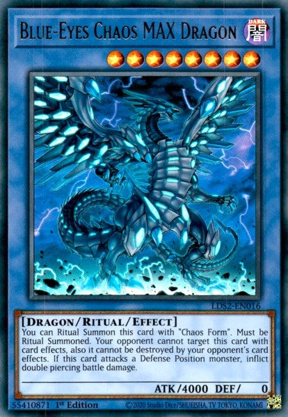 Image for Blue-Eyes Chaos MAX Dragon (LDS2-EN016) (LDS2) - YuGiOh