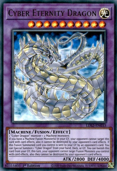 Image for Cyber Eternity Dragon (LDS2-EN033) (LDS2) - YuGiOh