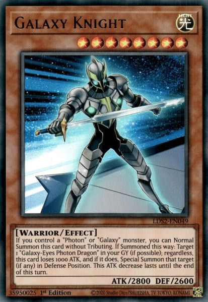 Image for Galaxy Knight (LDS2-EN049) (LDS2) - YuGiOh