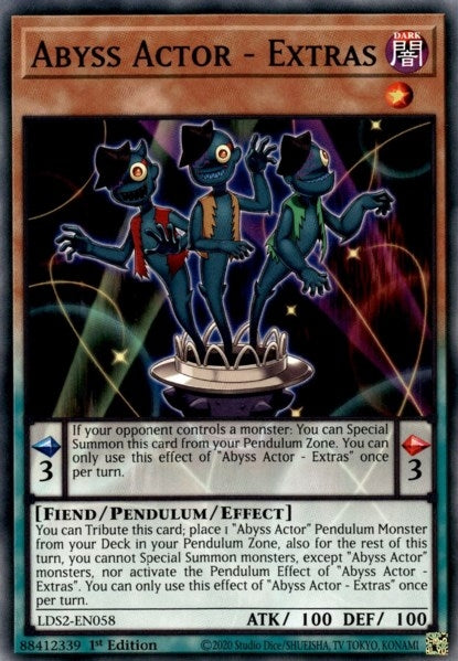 Image for Abyss Actor - Extras (LDS2-EN058) (LDS2) - YuGiOh