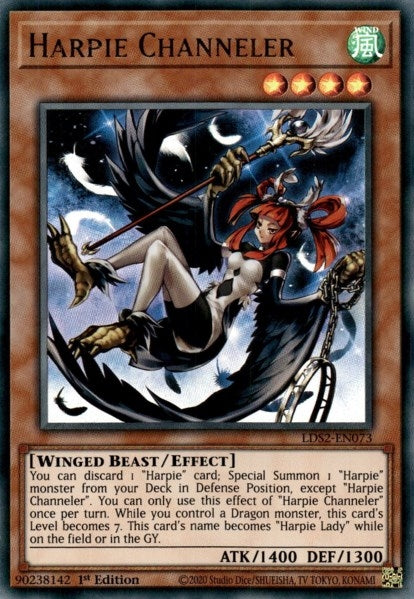 Image for Harpie Channeler (LDS2-EN073) (LDS2) - YuGiOh