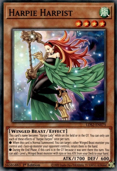 Image for Harpie Harpist (LDS2-EN075) (LDS2) - YuGiOh