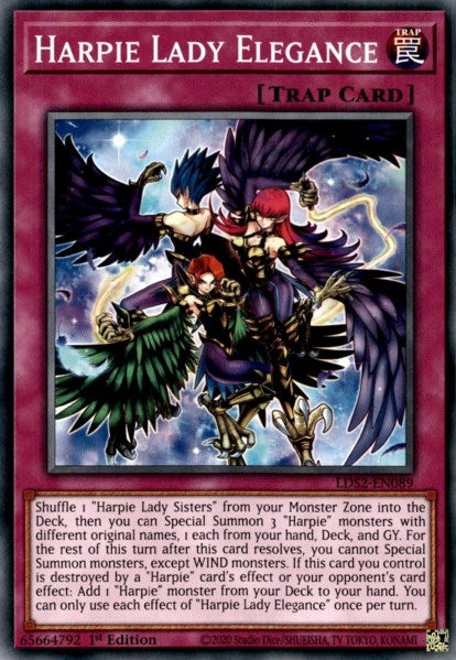 Image for Harpie Lady Elegance (LDS2-EN089) (LDS2) - YuGiOh