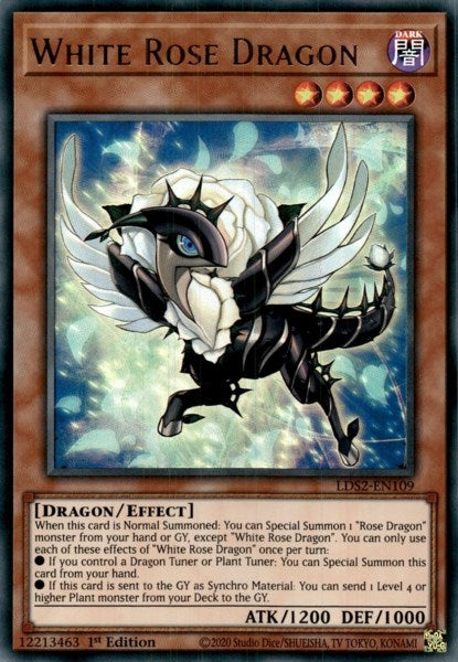 Image for White Rose Dragon (LDS2-EN109) (LDS2) - YuGiOh