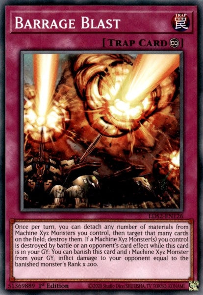 Image for Barrage Blast (LDS2-EN126) (LDS2) - YuGiOh