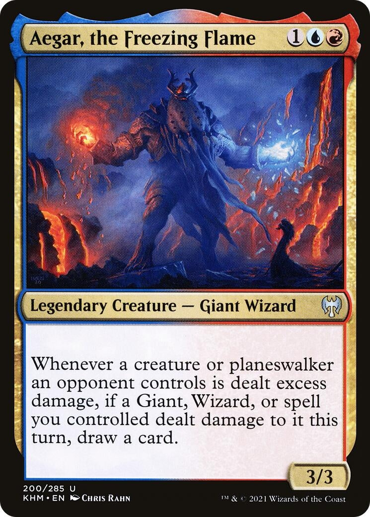 Image for Aegar, the Freezing Flame (200) (Kaldheim) - Magic: The Gathering