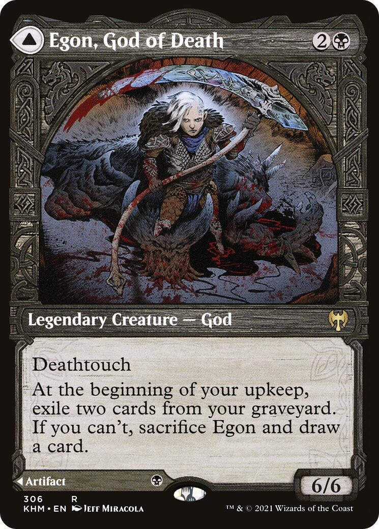 Image for Egon, God of Death (Showcase) (306) (Kaldheim) - Magic: The Gathering