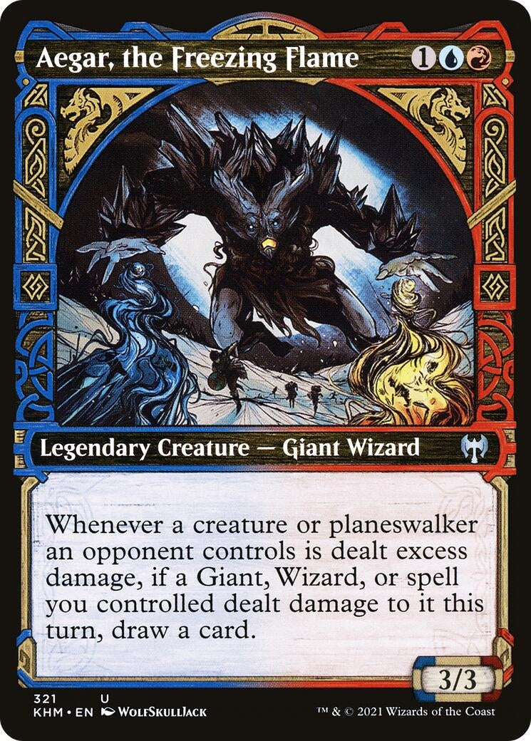 Image for Aegar, the Freezing Flame (Showcase) (321) (Kaldheim) - Magic: The Gathering