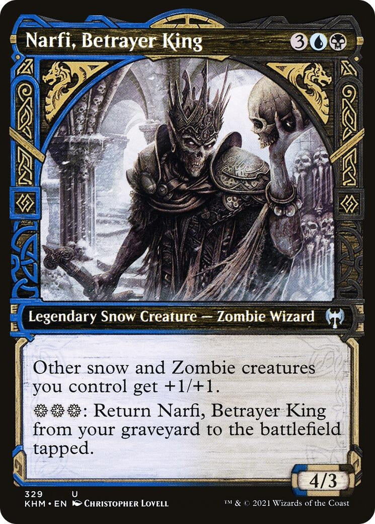 Narfi, Betrayer King (Showcase) (329) (Kaldheim)