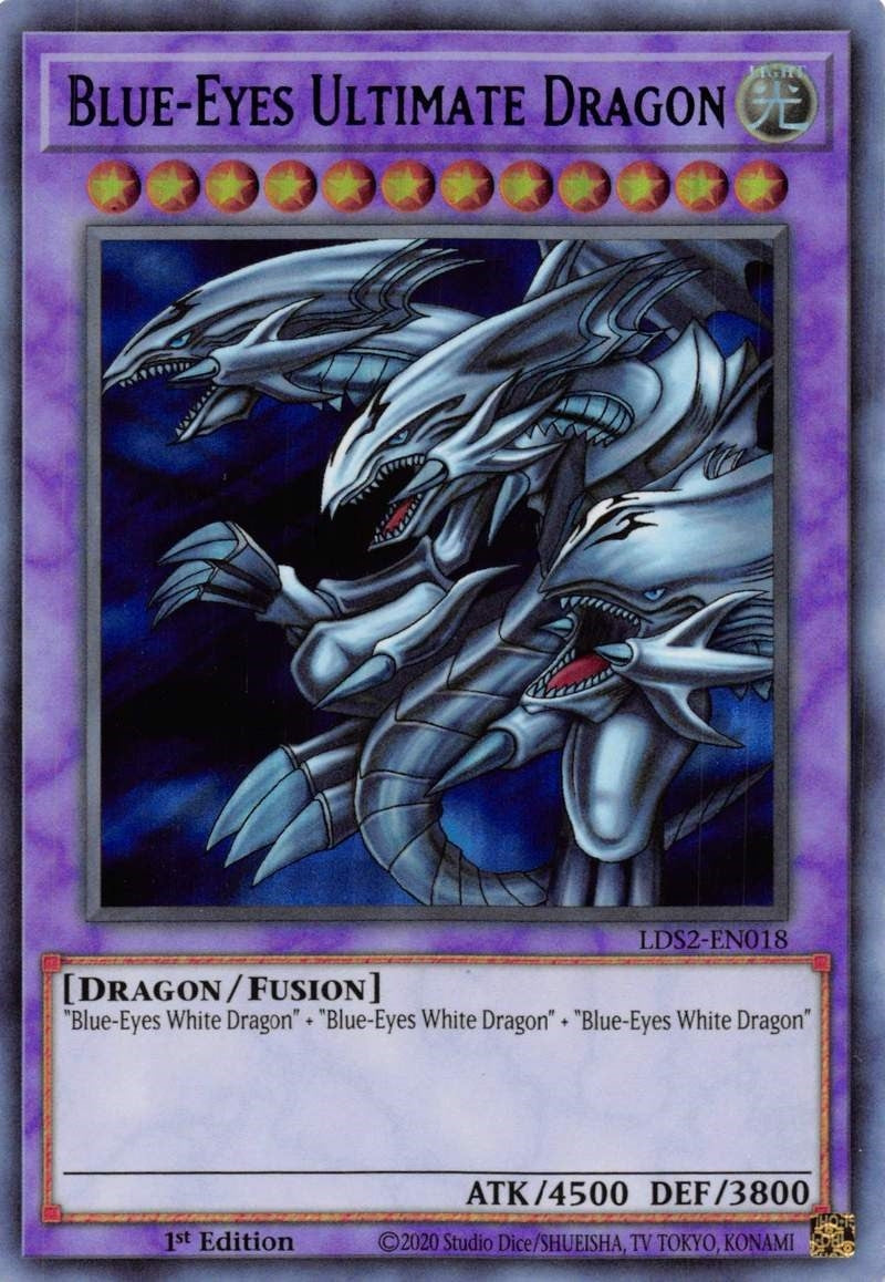Image for Blue-Eyes Ultimate Dragon (Blue) (LDS2-EN018) (LDS2) - YuGiOh