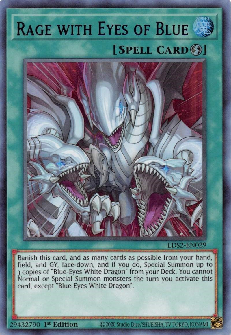 Image for Rage with Eyes of Blue (Purple) (LDS2-EN029) (LDS2) - YuGiOh