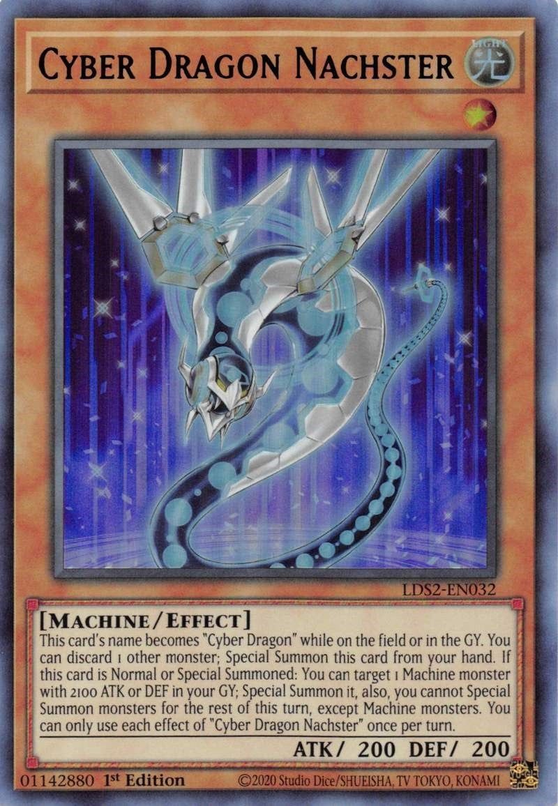 Image for Cyber Dragon Nachster (Blue) (LDS2-EN032) (LDS2) - YuGiOh