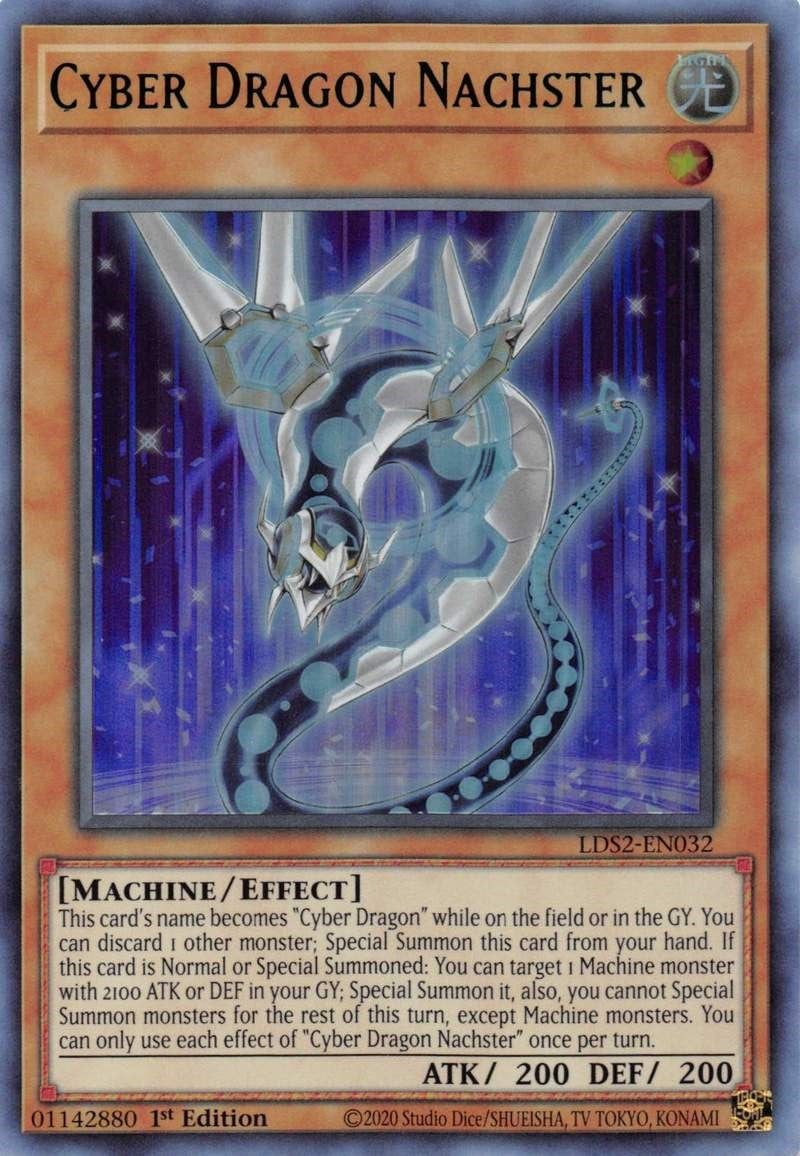 Image for Cyber Dragon Nachster (Green) (LDS2-EN032) (LDS2) - YuGiOh
