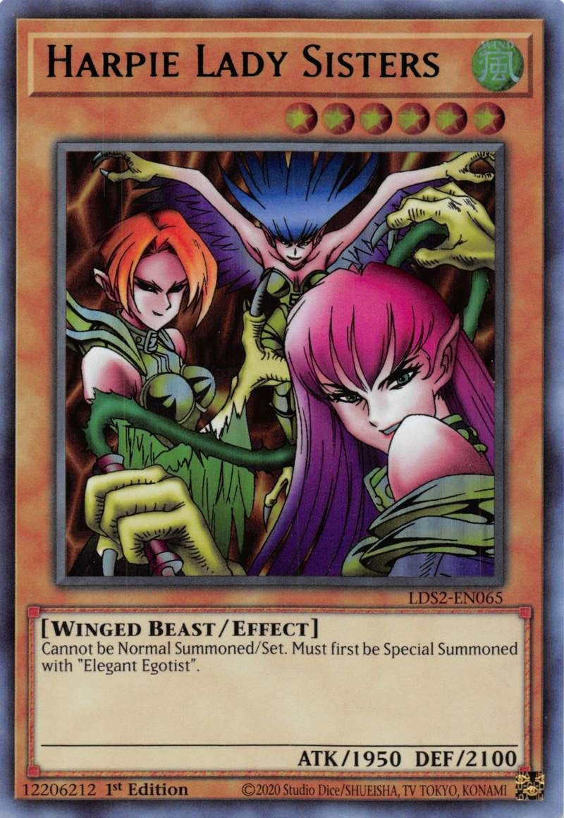 Image for Harpie Lady Sisters (Green) (LDS2-EN065) (LDS2) - YuGiOh