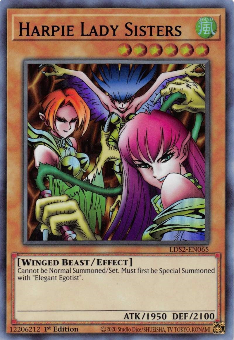 Image for Harpie Lady Sisters (Purple) (LDS2-EN065) (LDS2) - YuGiOh