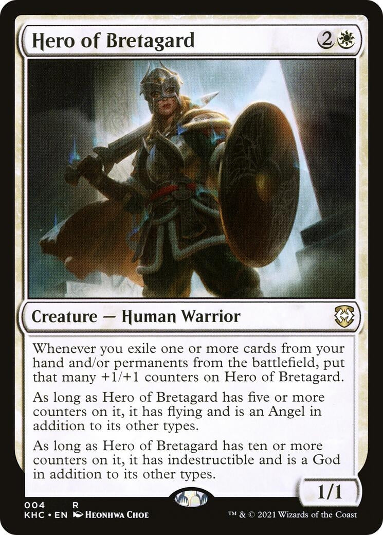 Image for Hero of Bretagard (4) (Kaldheim) - Magic: The Gathering