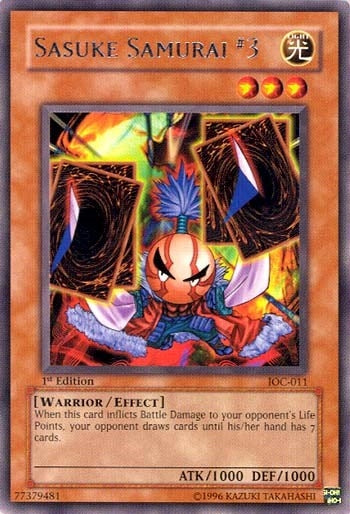 Image for Sasuke Samurai #3 (IOC-011) (IOC) - YuGiOh