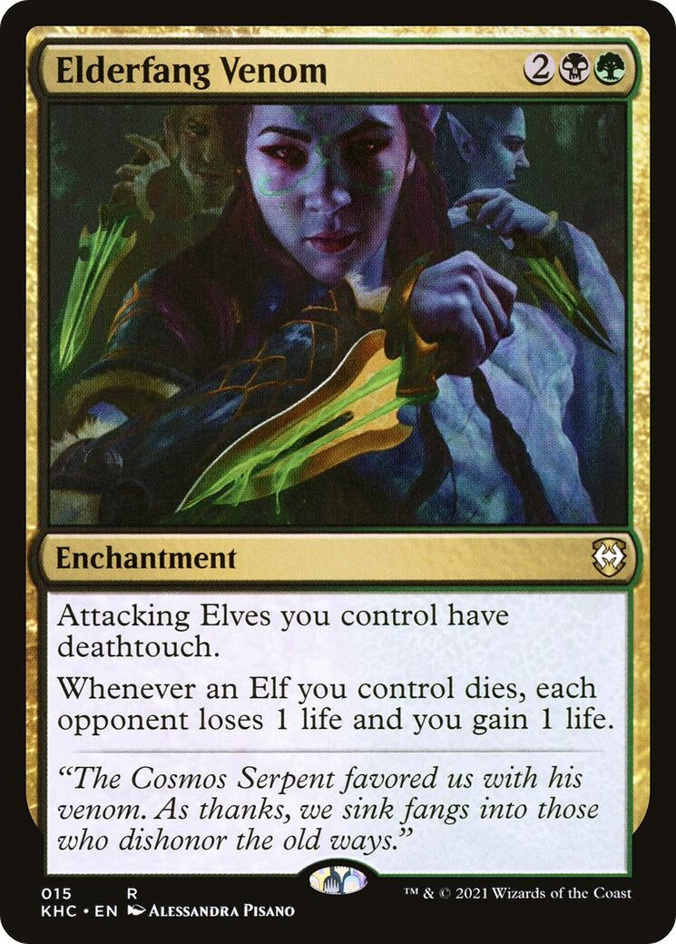Image for Elderfang Venom (15) (Kaldheim) - Magic: The Gathering