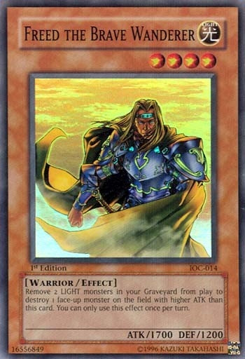Image for Freed the Brave Wanderer (IOC-014) (IOC) - YuGiOh