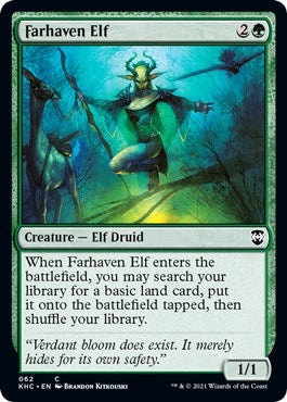 Image for Farhaven Elf (62) (Kaldheim) - Magic: The Gathering