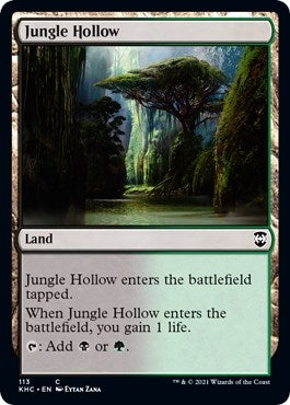 Image for Jungle Hollow (113) (Kaldheim) - Magic: The Gathering