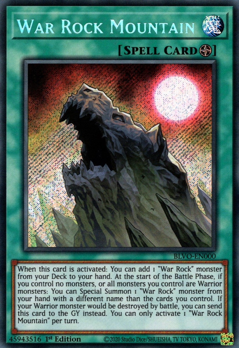 Image for War Rock Mountain (BLVO-EN000) (BLVO) - YuGiOh