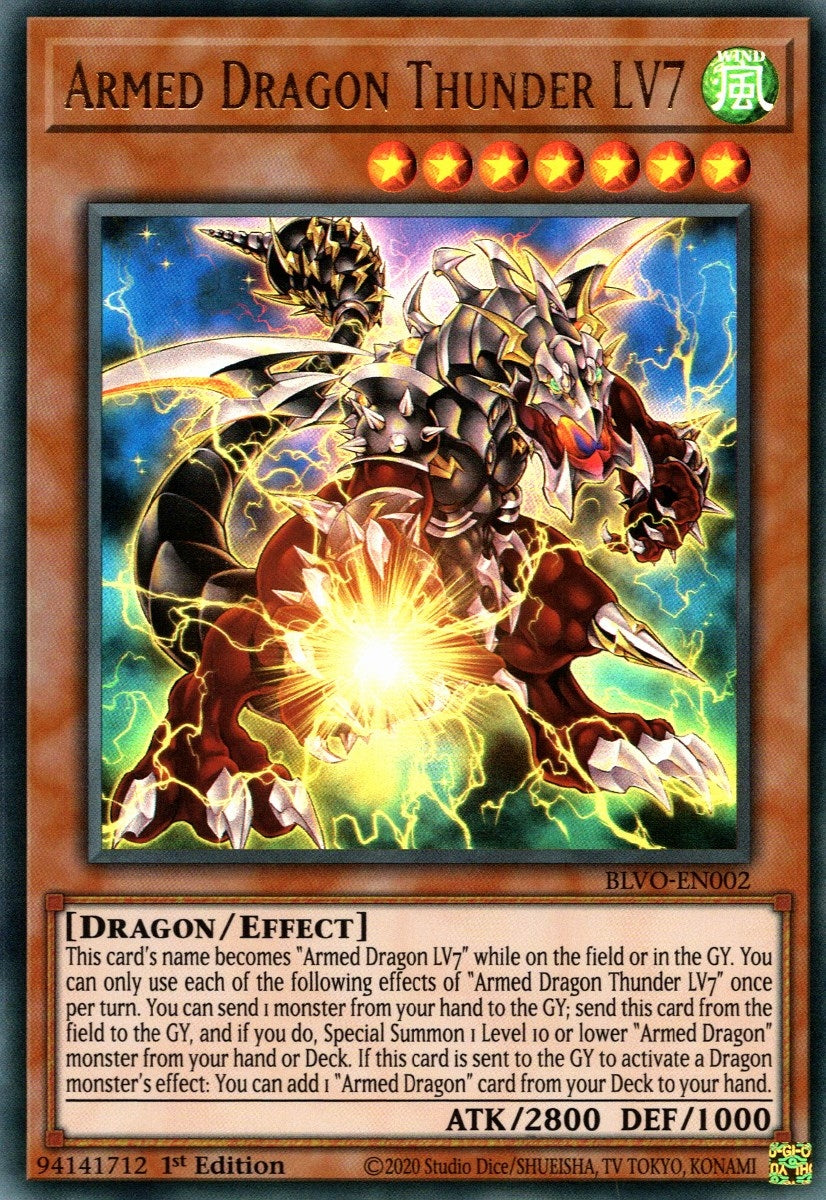 Image for Armed Dragon Thunder LV7 (BLVO-EN002) (BLVO) - YuGiOh