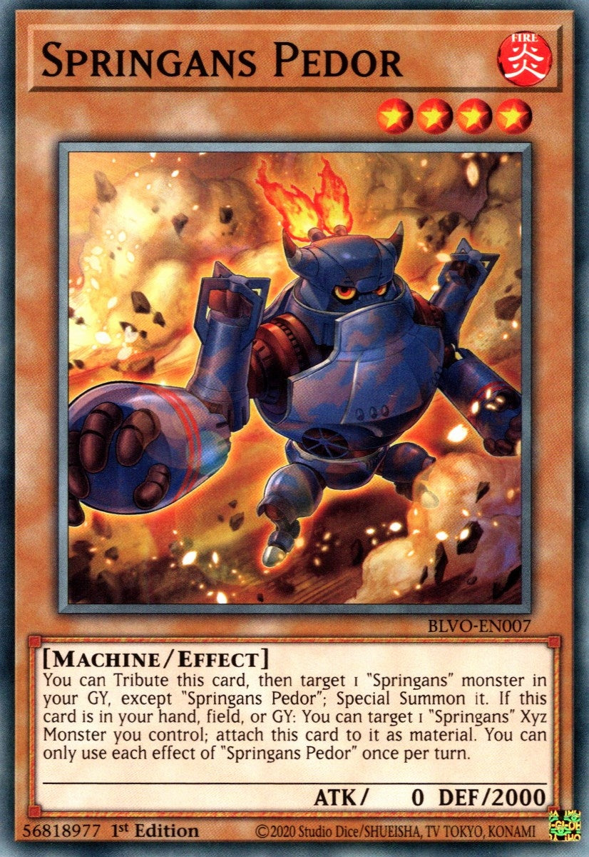 Image for Springans Pedor (BLVO-EN007) (BLVO) - YuGiOh