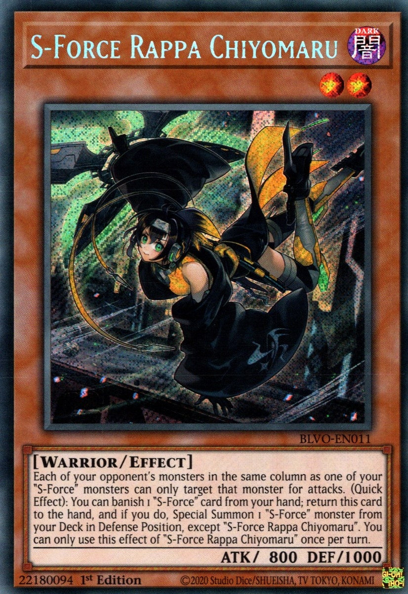 Image for S-Force Rappa Chiyomaru (BLVO-EN011) (BLVO) - YuGiOh