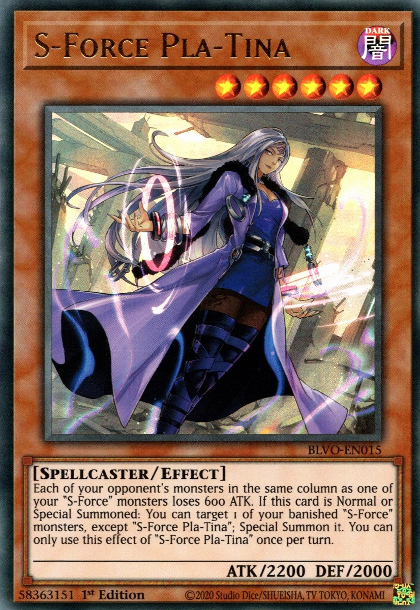 Image for S-Force Pla-Tina (BLVO-EN015) (BLVO) - YuGiOh