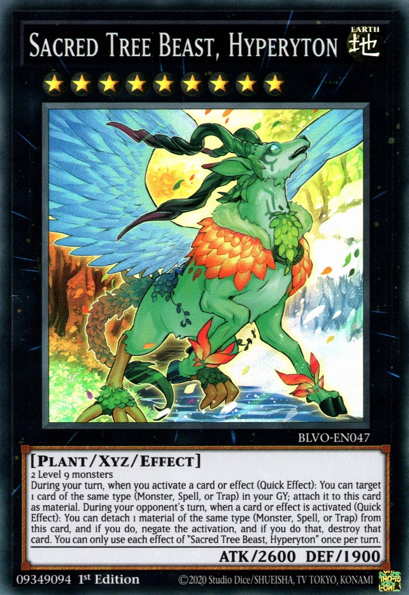 Image for Sacred Tree Beast, Hyperyton (BLVO-EN047) (BLVO) - YuGiOh