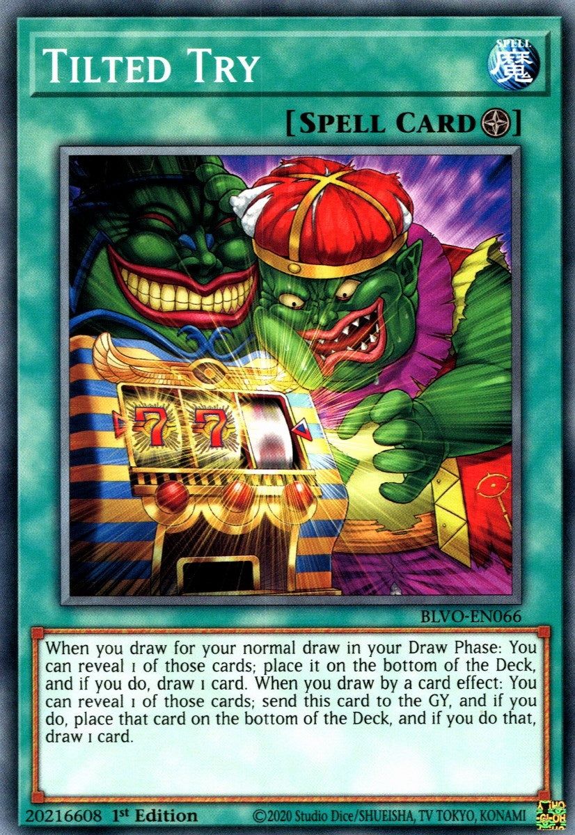 Image for Tilted Try (BLVO-EN066) (BLVO) - YuGiOh